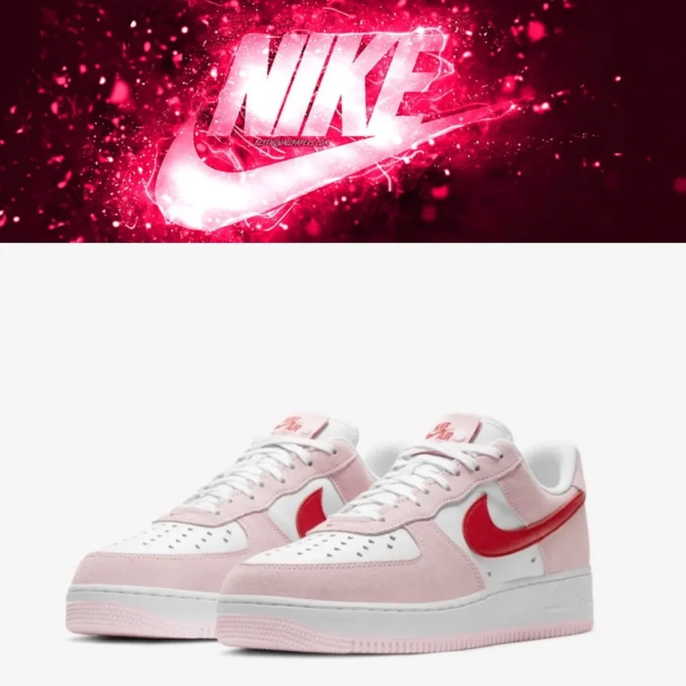 NEW💕❣️Nike Air Force 1 VALENTINES Day Love Letter” 💕💕 - Picture 1 of 12